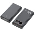 BSIDE ZY-Q6 100W Power Bank DIY Kit – PD Fast Charging, 6× 21700 Cells, No Soldering (Black & White)