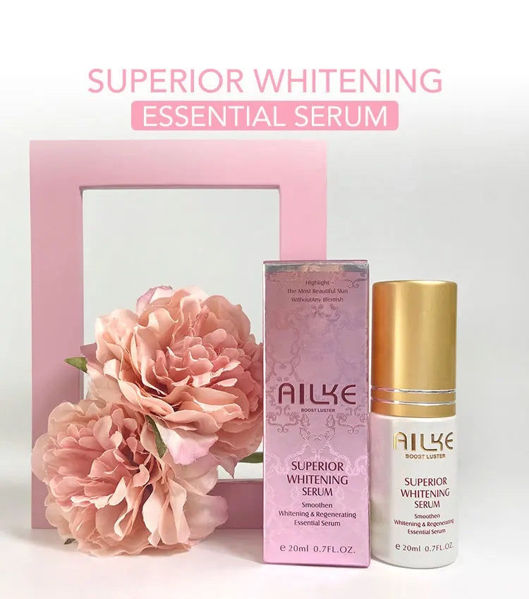 AILKE Brightening & Freckle-Removal Skin Care Kit – Quinoa, Serum & Cream Set