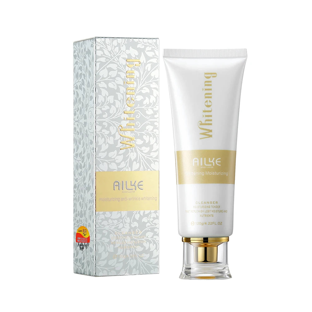 AILKE White Rose Whitening Face Care Set – Hyaluronic Acid, Anti-Wrinkle & Dark Spot Reduction
