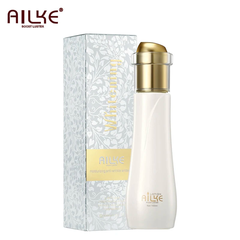 AILKE White Rose Whitening Face Care Set – Hyaluronic Acid, Anti-Wrinkle & Dark Spot Reduction