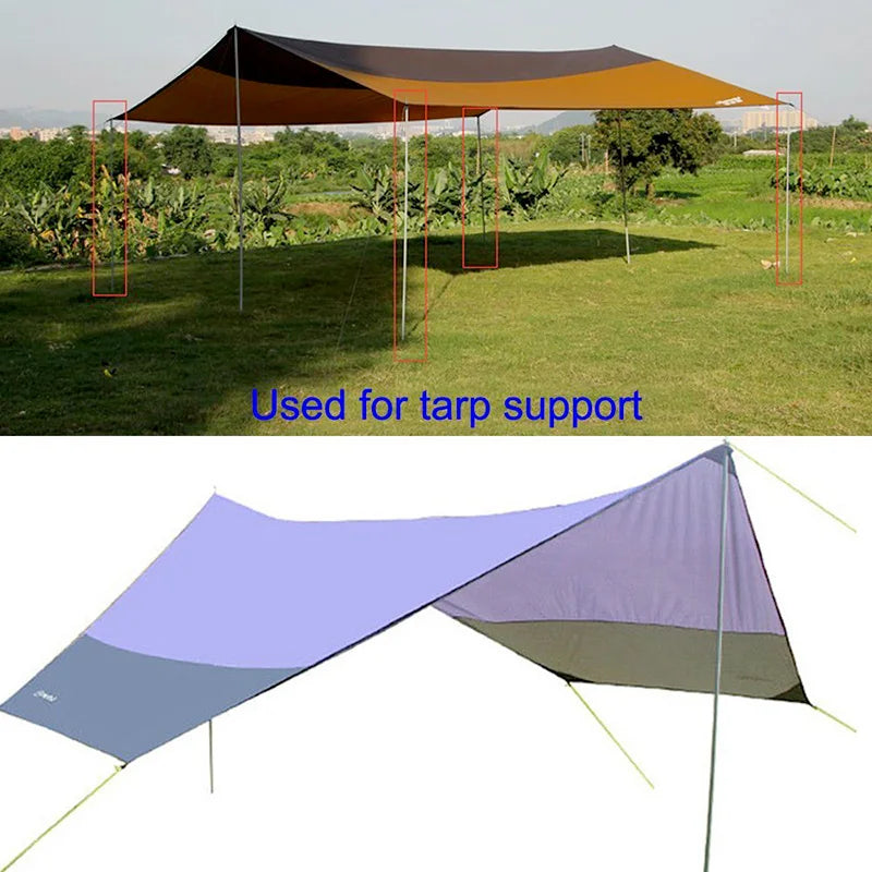 Adjustable Folding Tarp Pole – Camping Awning & Tent Support Stick (1.8m / 2m)