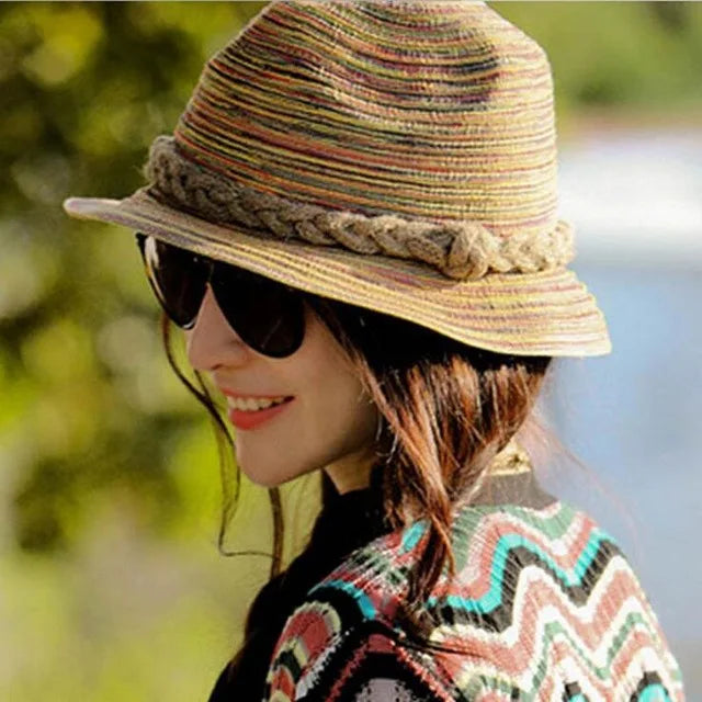 Bohemian Straw Sun Hat – Beach & Travel Panama Style