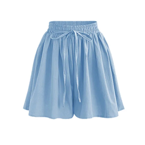 Women's High Waist Chiffon Shorts – Loose Casual Summer Slacks | M–6XL
