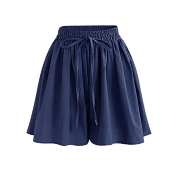 Women's High Waist Chiffon Shorts – Loose Casual Summer Slacks | M–6XL