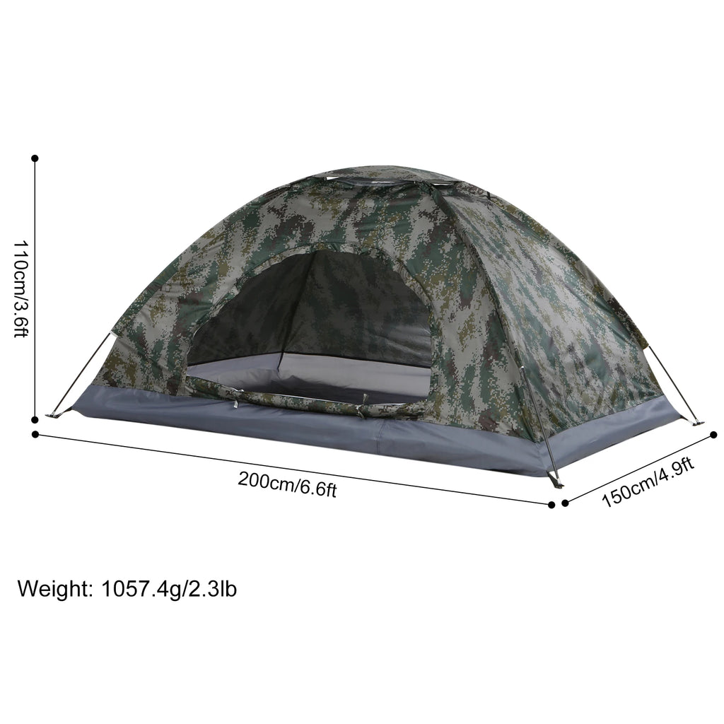 Tomshoo Ultralight Camping Tent – 1 or 2 Person | UPF 30+ Anti-UV