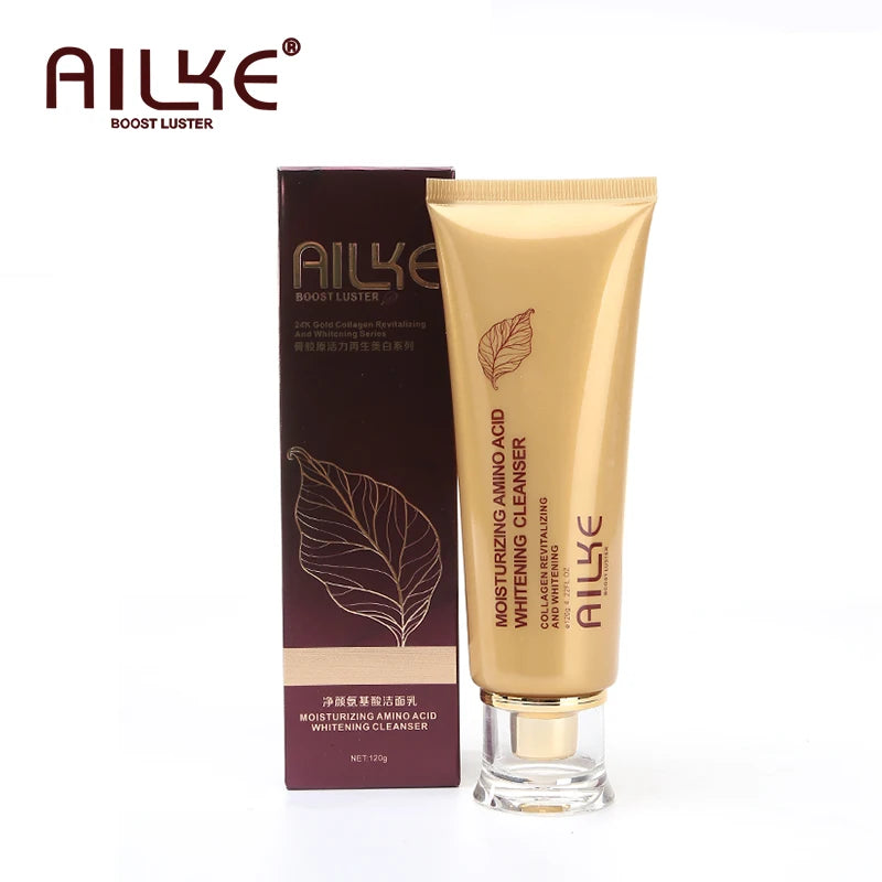 AILKE 24K Gold Collagen Whitening Skin Care Set – Anti-Wrinkle & Dark Spot Reduction