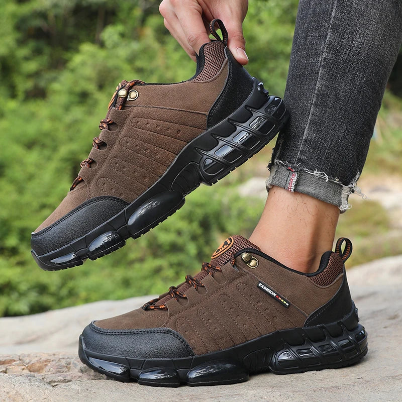 Men's Hiking Sneakers — Anti-Slip Breathable Outdoor Shoe