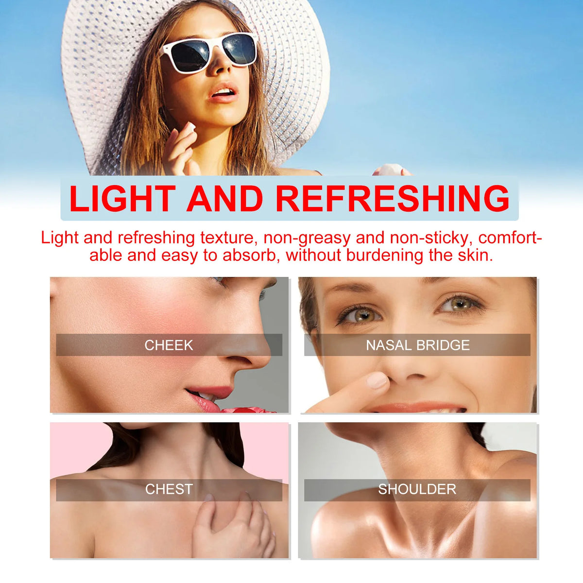 SPF 50 Sunscreen Stick for Oily Skin