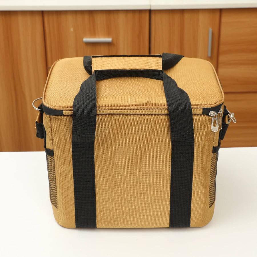 Aluminium Foil Insulated Cooler Bag – Portable Crossbody Lunch & Picnic Box | 10L–68L