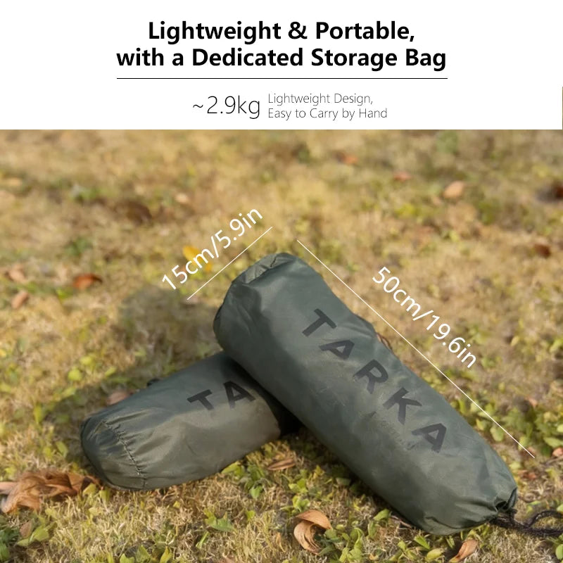 Single Person Camping Cot Tent with Mosquito Net – Detachable Inner & Outer Tent