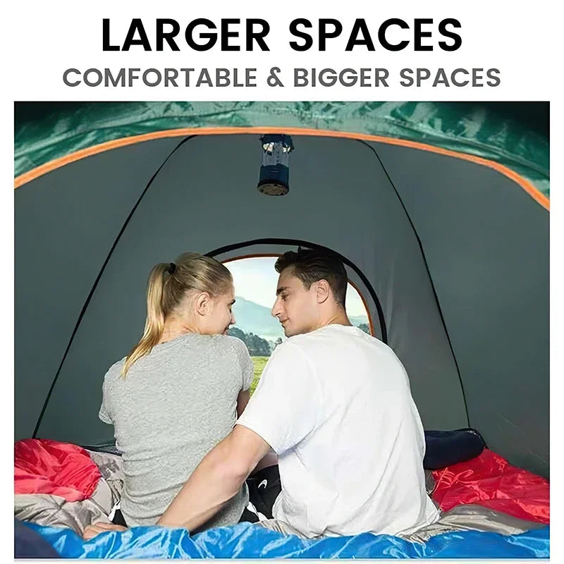 Goture Pop-Up Camping Tent – 3–4 Person Waterproof Automatic Tent | 210×200×135cm