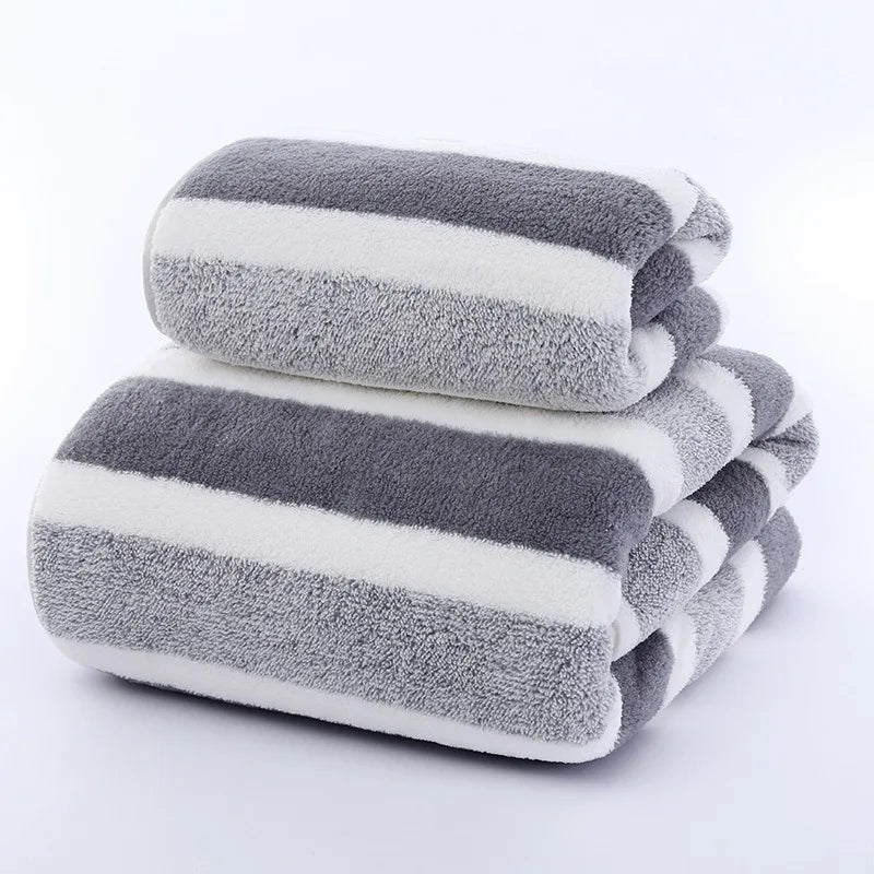 Thick Absorbent Bath Towel – Ultra-Soft, Quick-Dry for Home, Beach & Camp