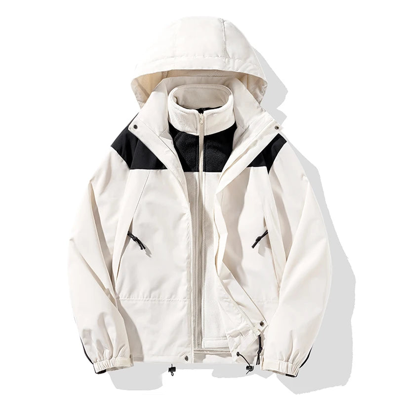Three-in-One Outdoor Jacket – Waterproof & Breathable