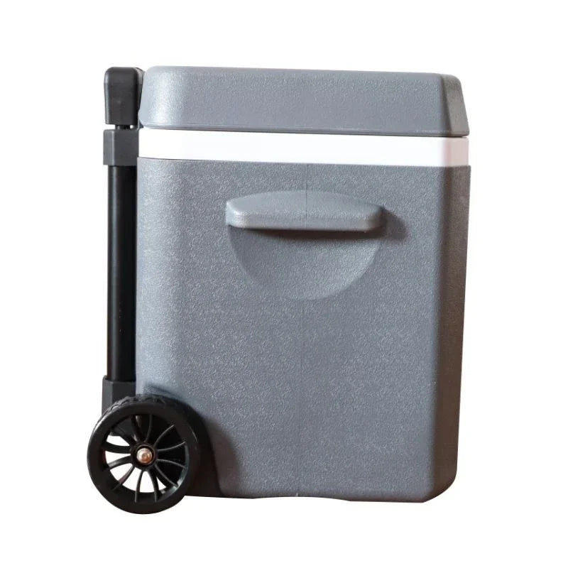 18L Insulated Cooler Box with Wheels & Trolley – Portable Outdoor Ice Chest