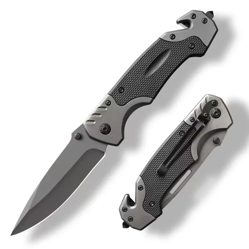 Outdoor Pocket Knife – High-Hardness Stainless Steel Folding Fruit & Camping Knife