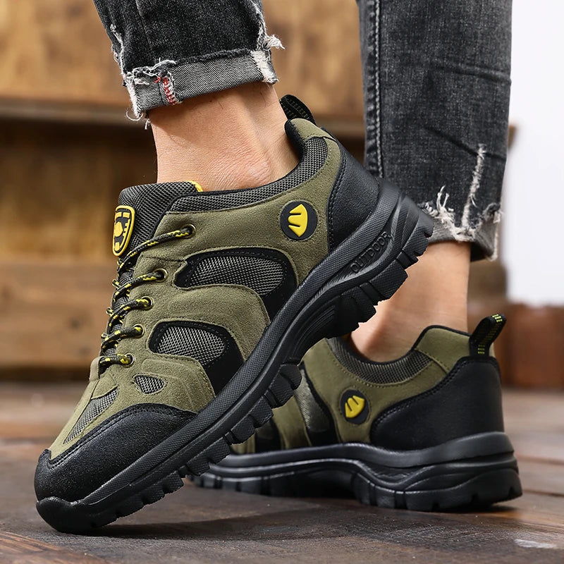 Men's Anti-Slip Hiking Sneakers — Breathable Outdoor Shoe
