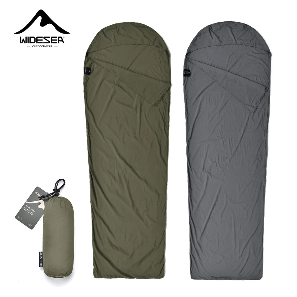 Ultralight Mummy Sleeping Bag Liner – Single Person Travel & Camping Liner