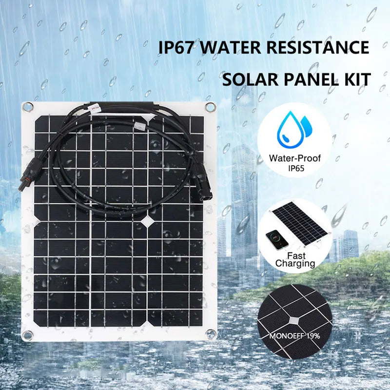 500W Flexible Solar Panel – Lightweight Mobile Power Supply for Home, Camping & RV
