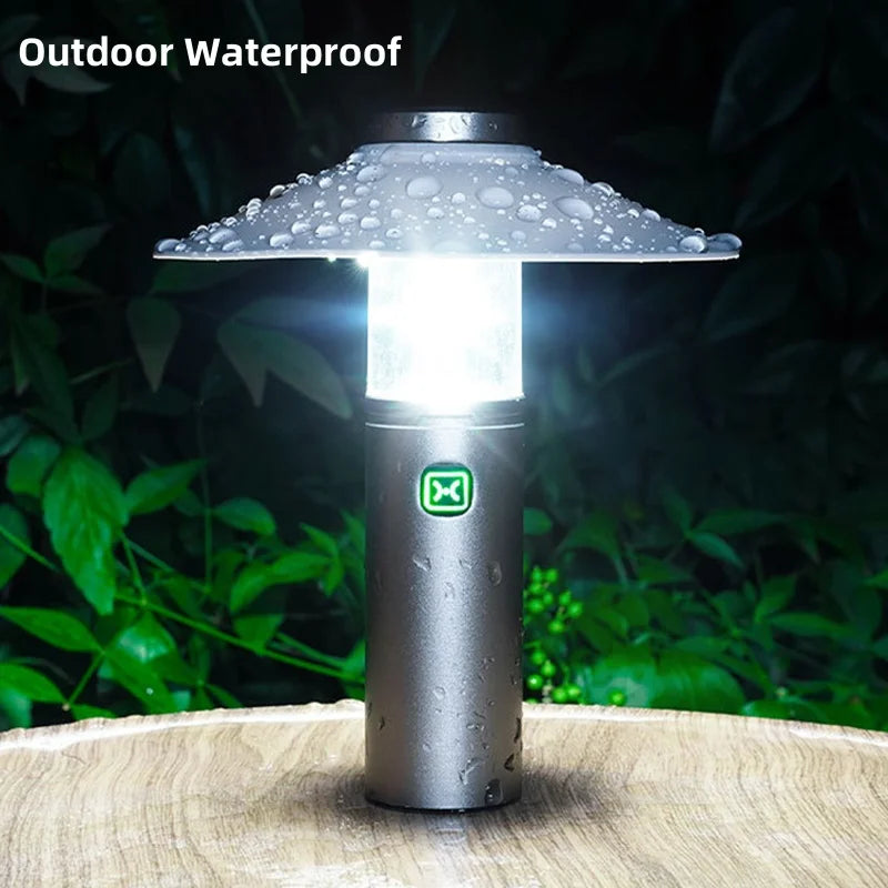 Multifunctional LED Camping Hanging Lamp — Rechargeable, Waterproof, 4 Modes | Tent & Emergency Light