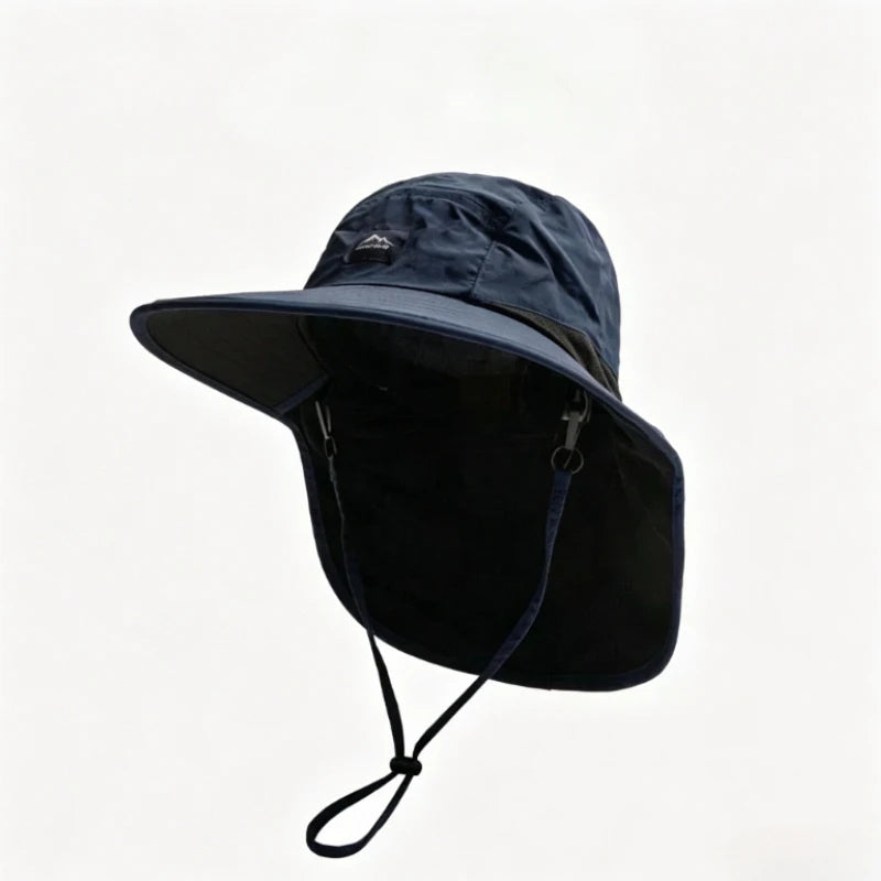 Wide Brim Neck Flap Hat – Unisex Outdoor Fishing & Hiking