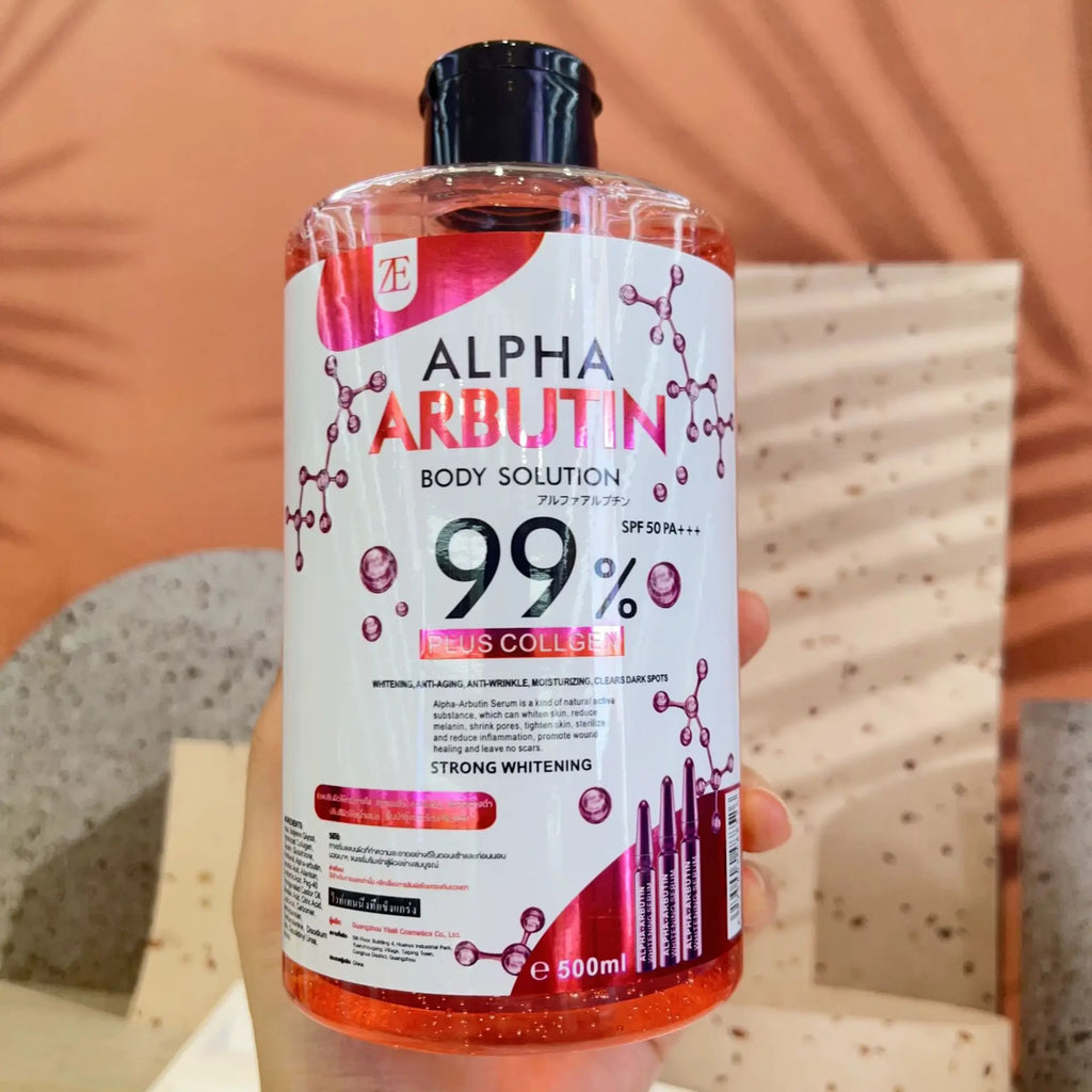 Alpha Arbutin & AHA Brightening Body Serum – Smooth, Moisturise & Glow | 500ml
