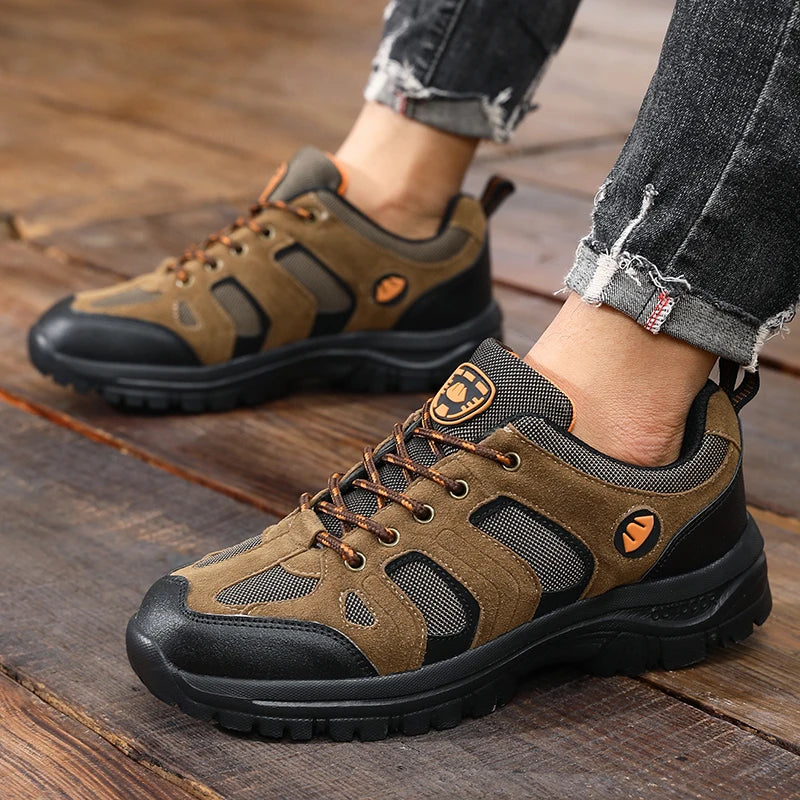 Men's Anti-Slip Hiking Sneakers — Breathable Outdoor Shoe
