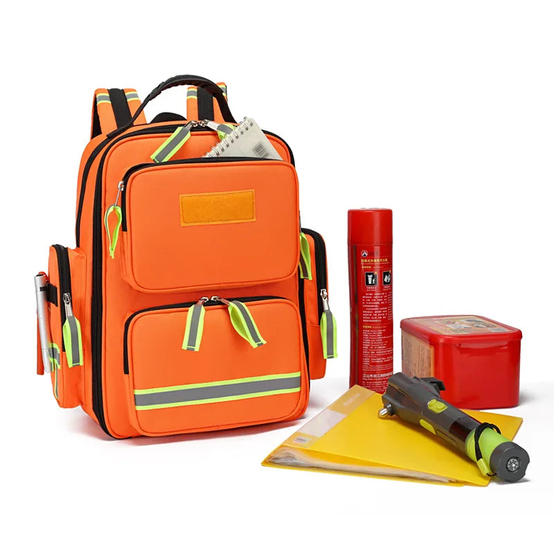 Large Capacity Emergency First Aid Backpack – Waterproof Outdoor Survival Kit Bag
