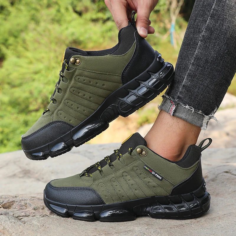 Men's Hiking Sneakers — Anti-Slip Breathable Outdoor Shoe