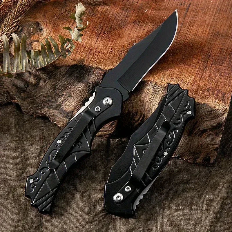 Portable Folding Pocket Knife – Sharp Stainless Steel Survival Knife for Camping & Hiking