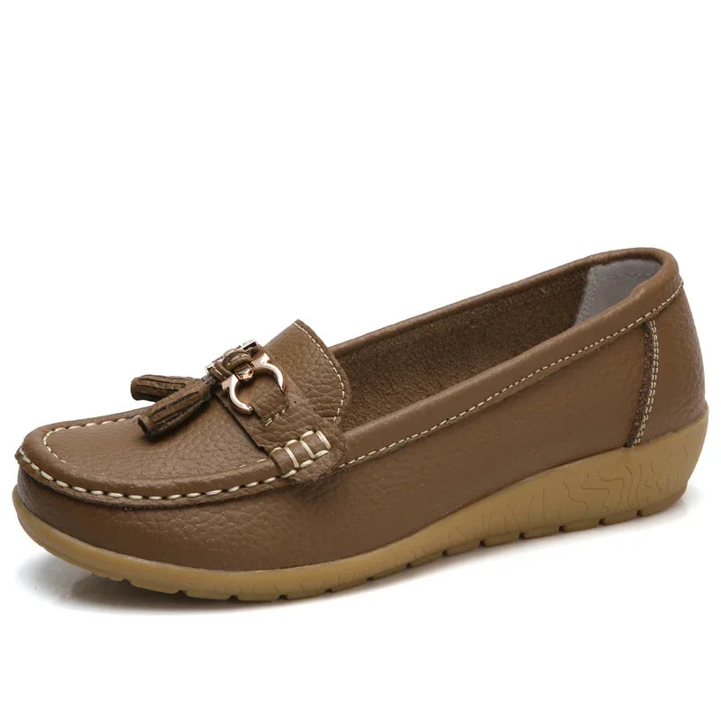 Women's Slip-On Loafer Sneakers – Soft Sole Casual Tennis Shoes | EU 35–44
