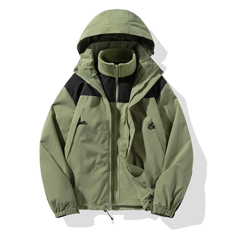 Three-in-One Outdoor Jacket – Waterproof & Breathable