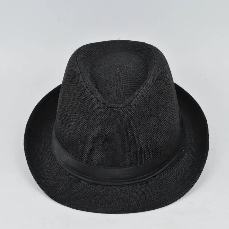 Men's Classic Fedora Hat – Cotton Linen Sun Visor