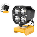 40W Portable LED Camping Work Light – 6000LM Cordless Battery-Powered Flood Light