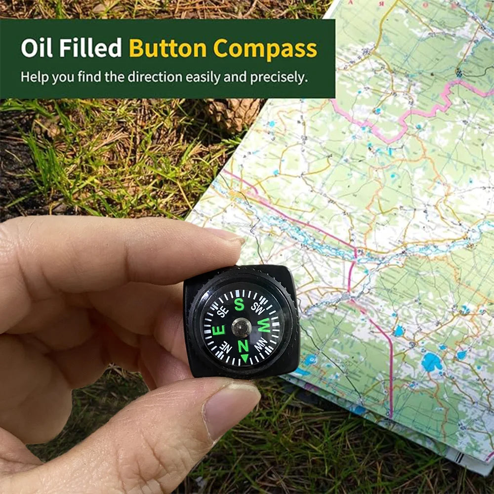 Mini Wristband Compass — Bulk Pack (10, 15 or 20pcs) | Outdoor Survival