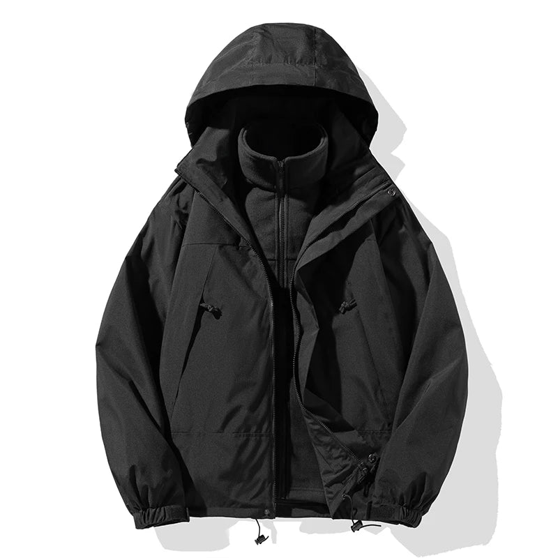 Three-in-One Outdoor Jacket – Waterproof & Breathable