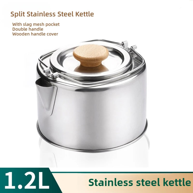 Camping Stainless Steel Kettle
