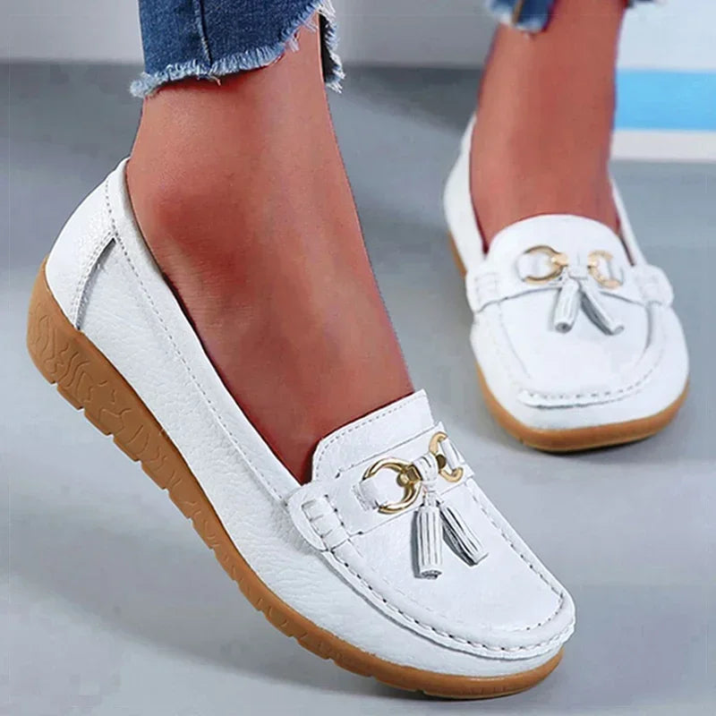 Women's Slip-On Loafer Sneakers – Soft Sole Casual Tennis Shoes | EU 35–44