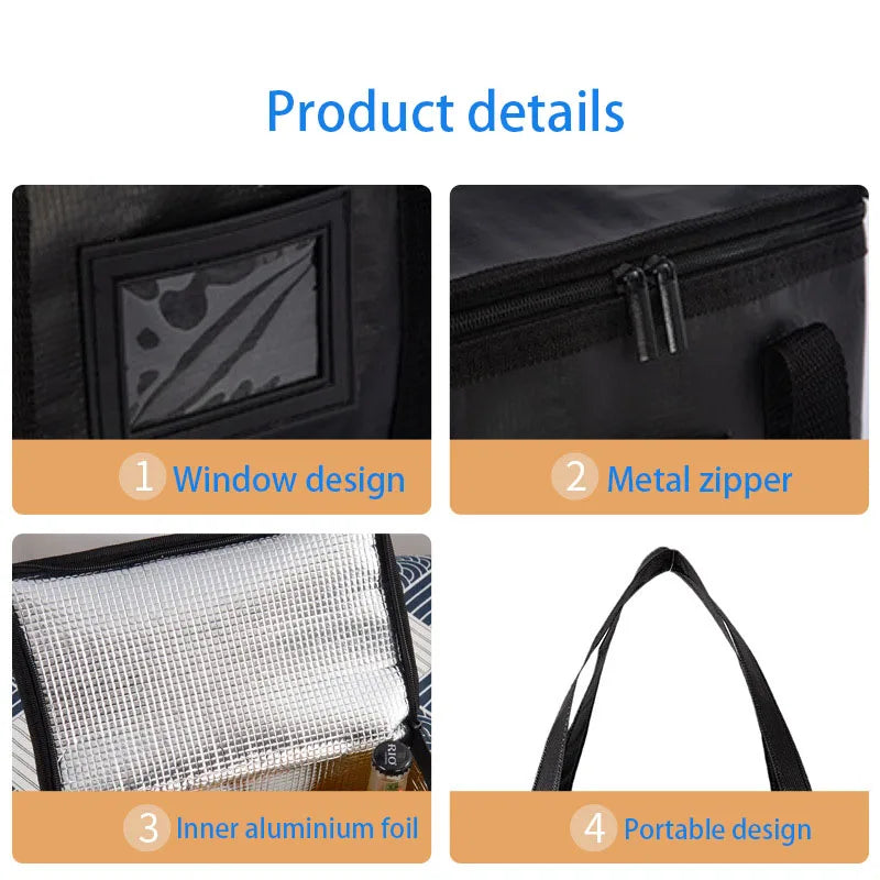 Large Insulated Thermal Cooler Bag – Portable Camping, Picnic & Lunch Carrier | 28L–70L