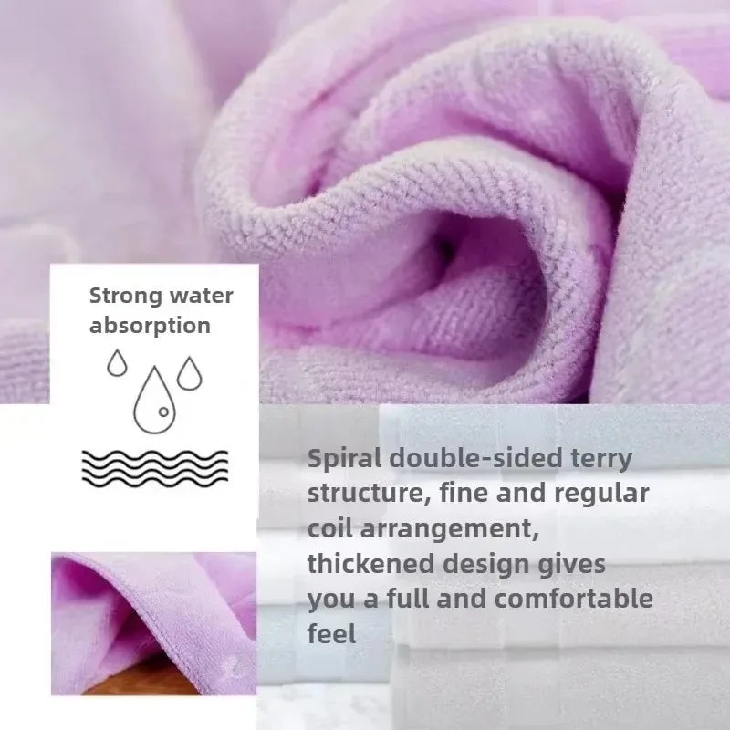 Quick-Dry Microfibre Towel Set – Soft, Absorbent & Lightweight (34×74cm)
