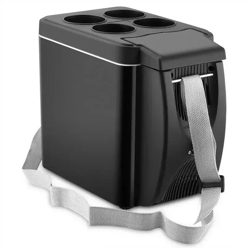 6L Mini Car Fridge Cooler & Warmer | 12V Portable Electric Icebox for Travel & Camping