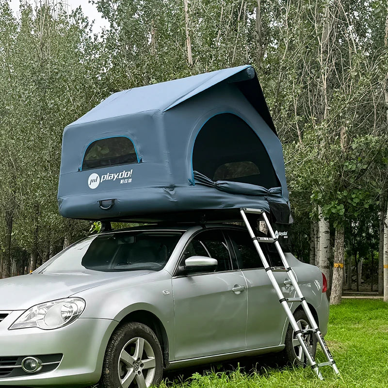 Inflatable Rooftop Tent – 4x4 SUV Car Roof Top Glamping Tent | 4-Season