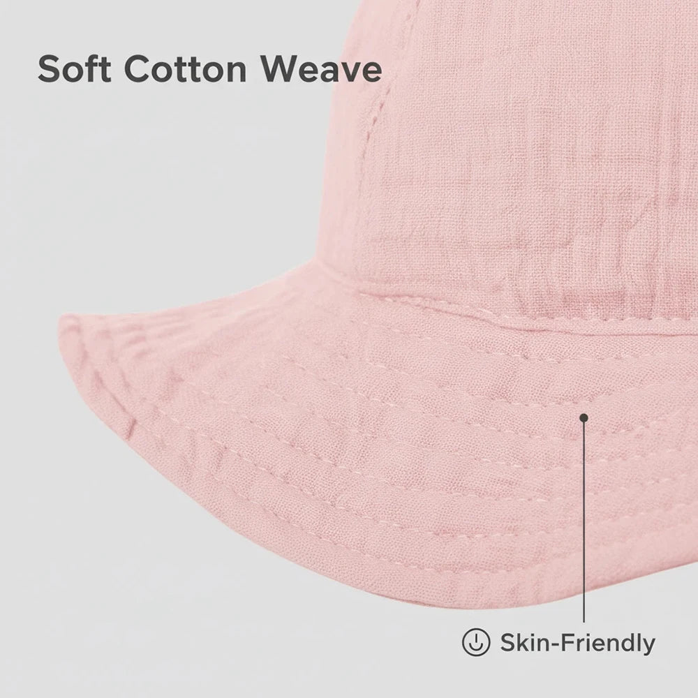 Baby Bucket Hat | Cotton Sun Protection | Unisex | 3–18 Months | 8 Colours