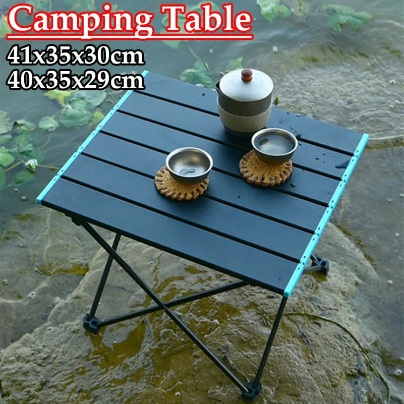 Portable Folding Camp Table – Lightweight Aluminium Alloy Outdoor Table with Carry Bag
