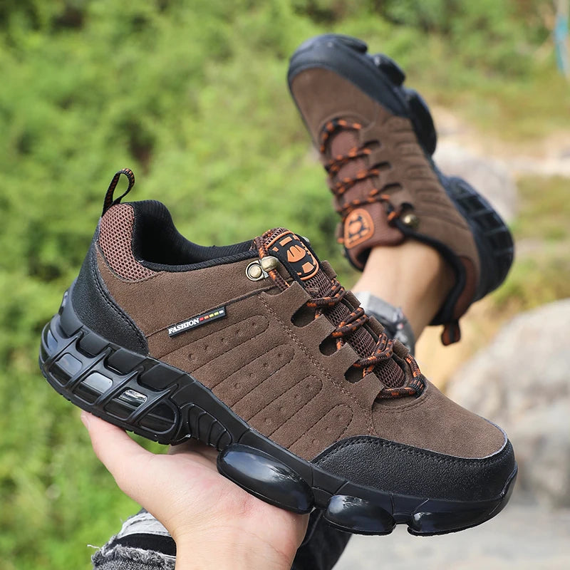 Men's Hiking Sneakers — Anti-Slip Breathable Outdoor Shoe