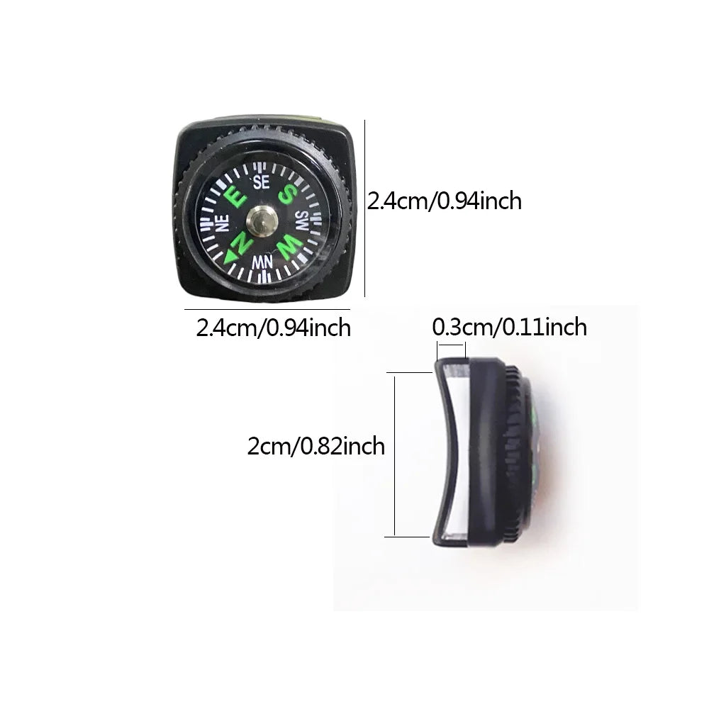 Mini Wristband Compass — Bulk Pack (10, 15 or 20pcs) | Outdoor Survival