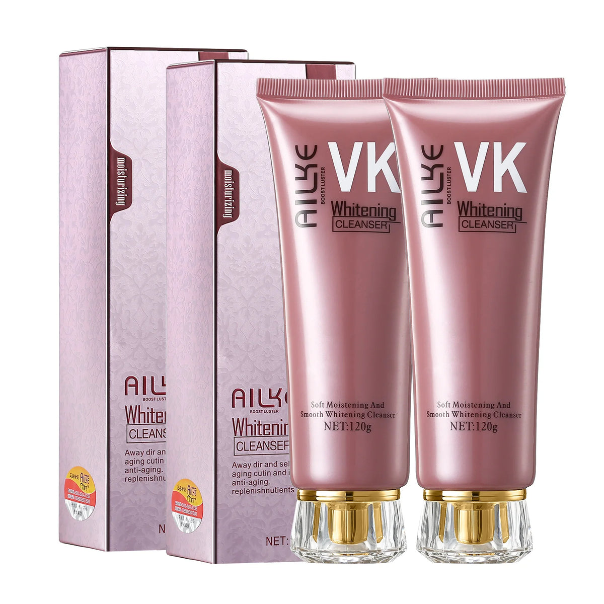 AILKE Hyaluronic Acid Whitening & Anti-Wrinkle Face Cream Set – All Skin Types