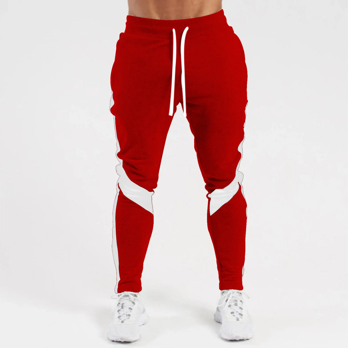 Men's Skinny Jogger Sweatpants — Drawstring, Fitness & Gym Tracksuit Bottoms | Sport & Casual Trousers