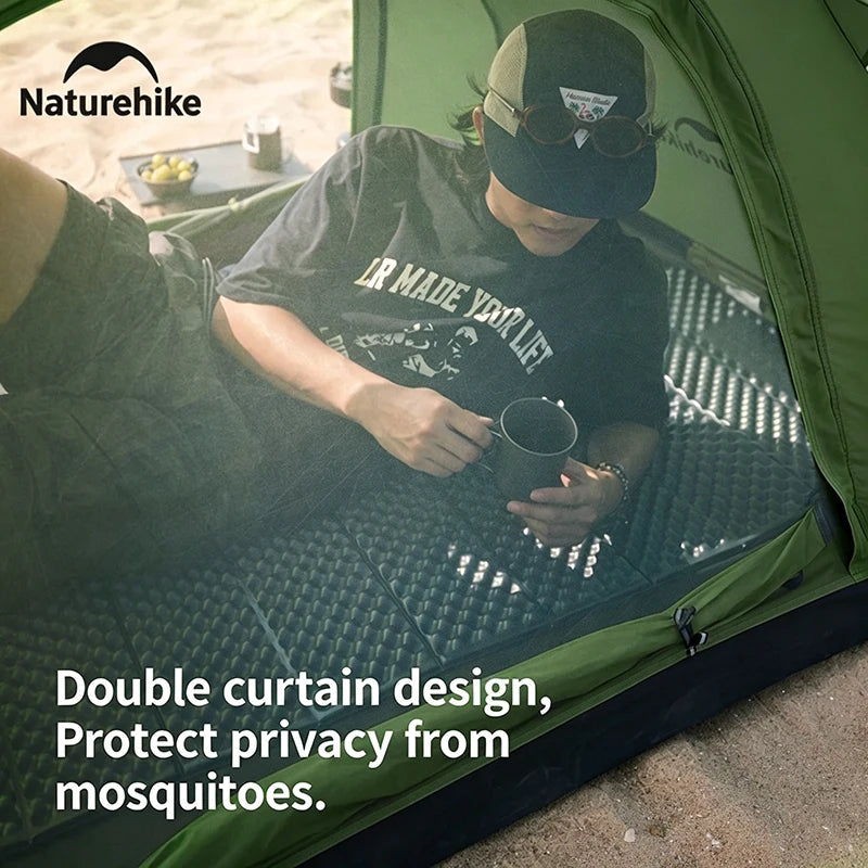 Naturehike 2026 Ultralight 2-Person Camping Tent – Mosquito-Proof & Quick Setup