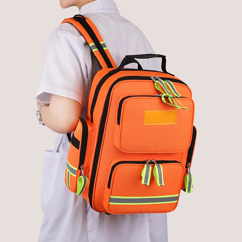Large Capacity Emergency First Aid Backpack – Waterproof Outdoor Survival Kit Bag