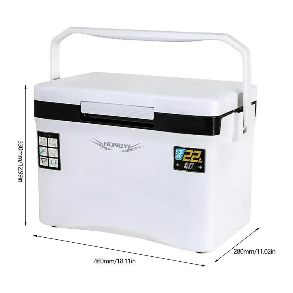 22L Fishing Cooler Box & Tackle Box – Lightweight Portable Fish Storage with Air Holes